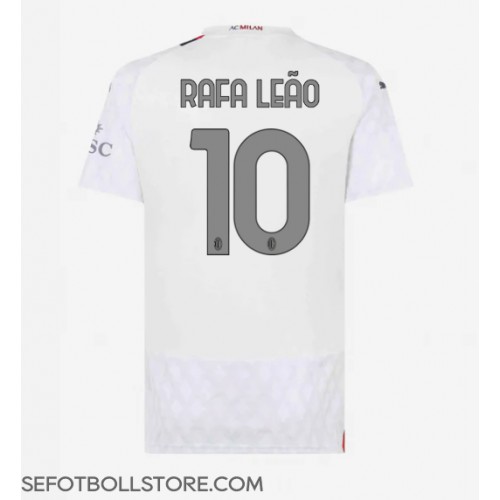 AC Milan Rafael Leao #10 Replika Bortatröja Dam 2023-24 Kortärmad